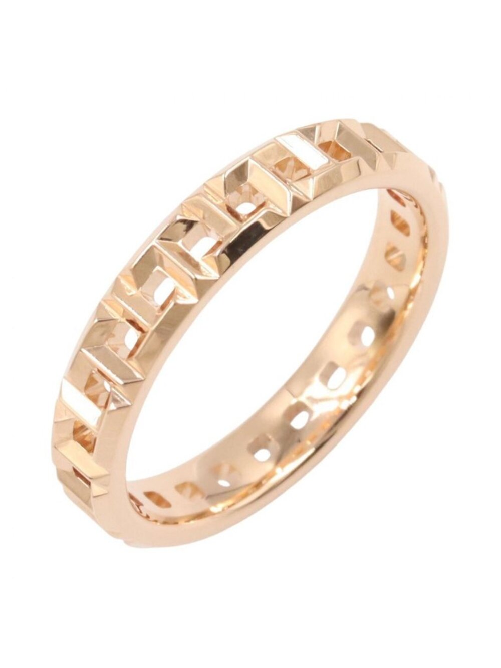 Tiffany & Co Ring T True Narrow 18k Pink Gold